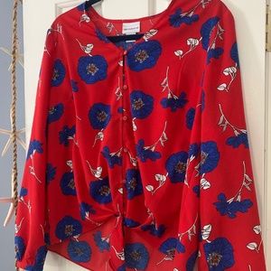 Rich colored  long sleeve shirt